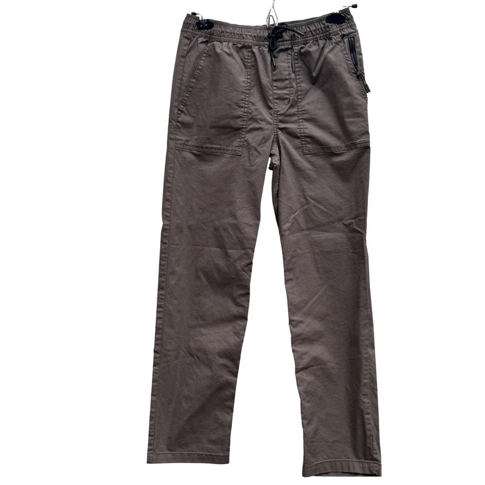 Old Navy Tech Taper Pants Quick Dry Brown Size XL 14-16 Boys Jogger